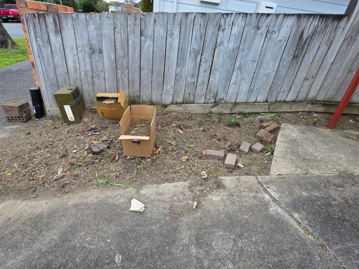 After: driveway corner
